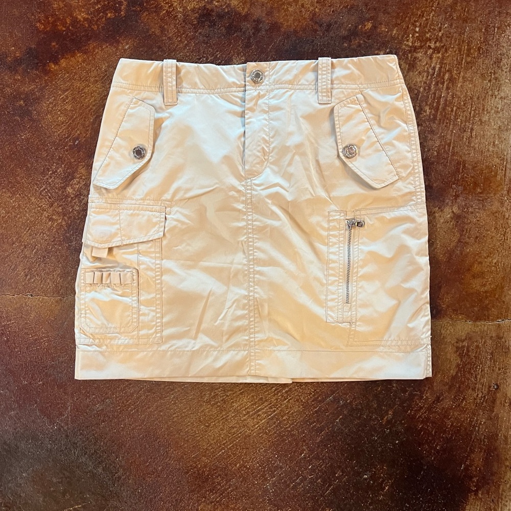 Ralph Lauren Beige Cargo Mini golf Skirt